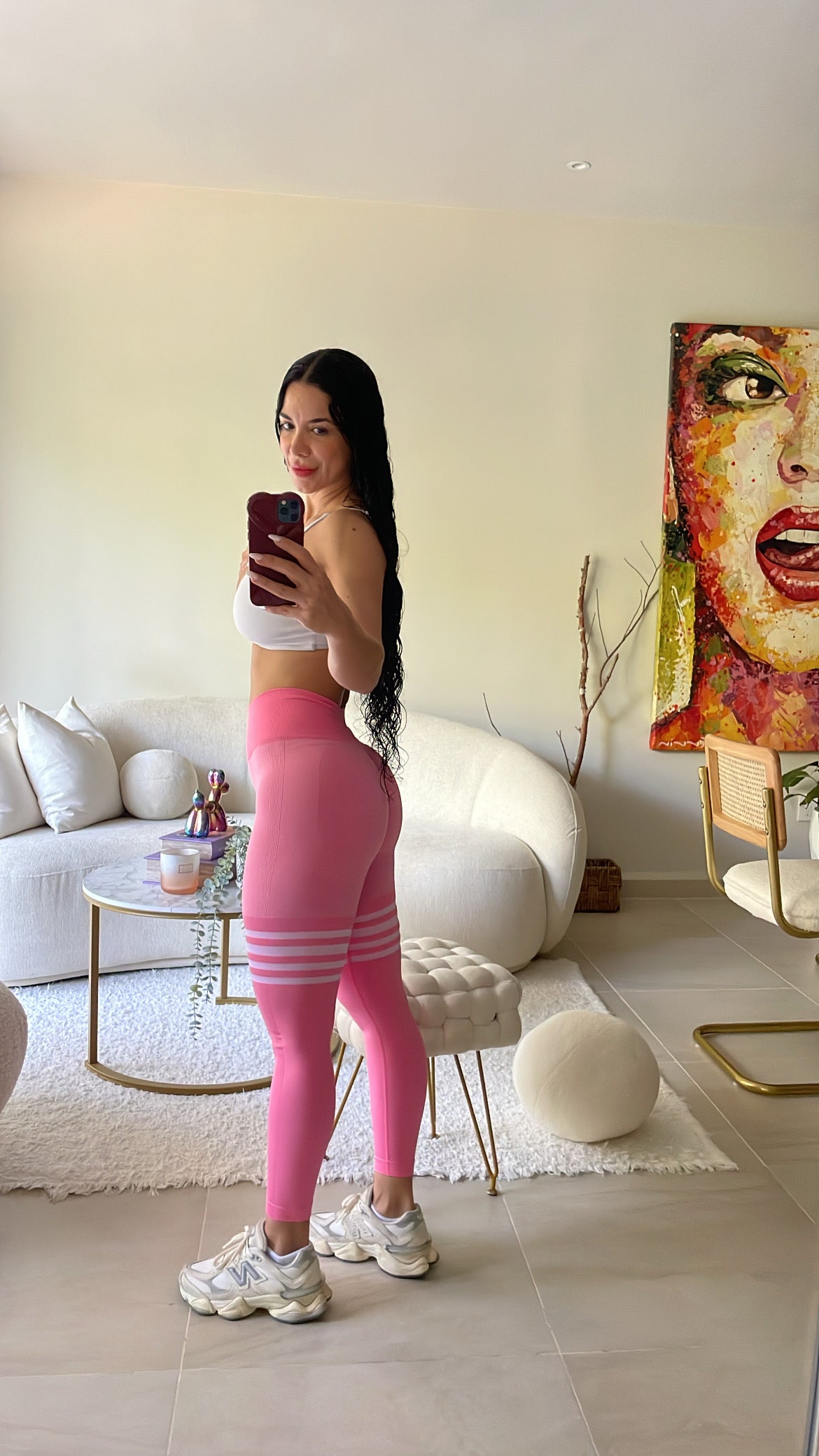 Leggings scrunch bicolor